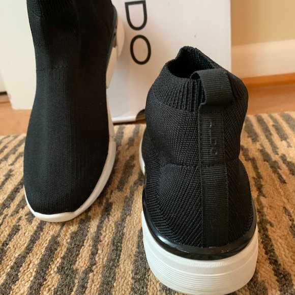 Aldo Stretch Knit Booties - Picture 2 of 4